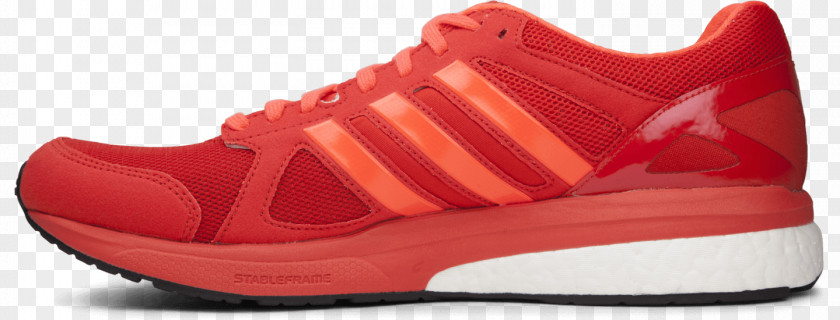 Rojo Naranja Sneakers Sports Shoes Running Adidas PNG