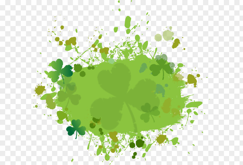 Clover Border Vector Graphics Image Green Illustration PNG