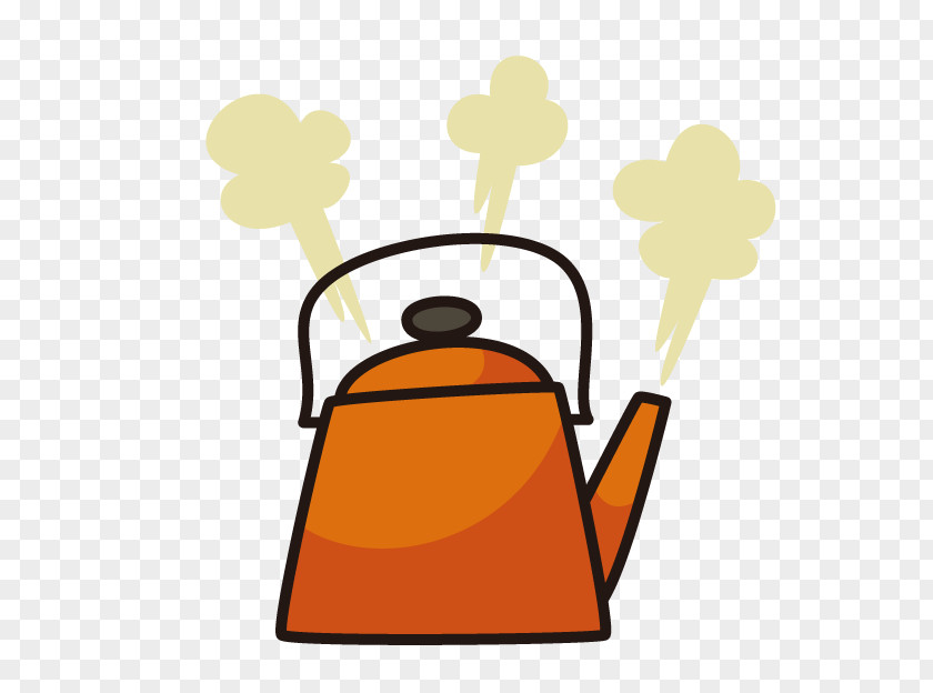 Cartoon Cooking Kettle Boiling Water PNG