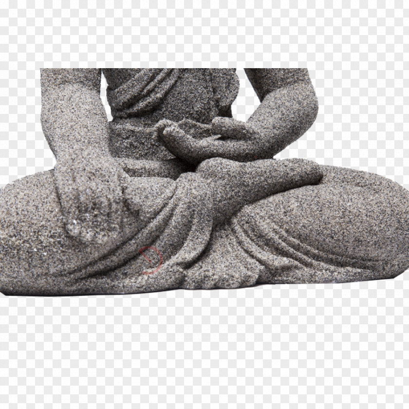 Lotus Buddha's Words Stone Carving Statue Kare Decorative Arts PNG