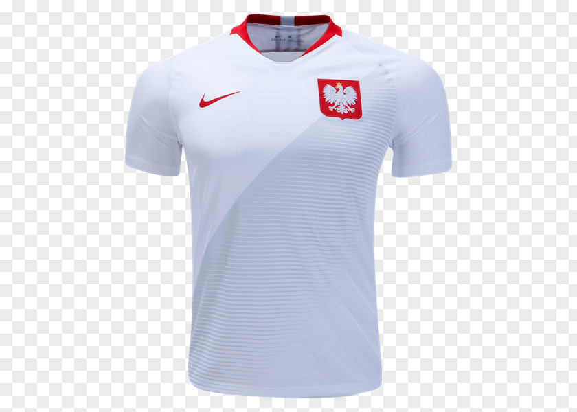 Shirt 2018 World Cup Poland National Football Team Jersey Kit PNG