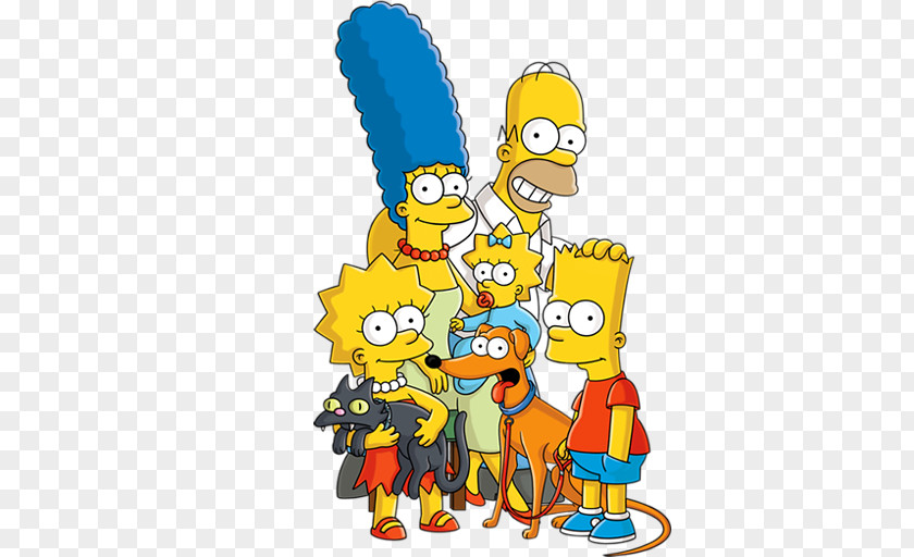 Simpsons Homer Simpson Bart Marge Maggie Lisa PNG