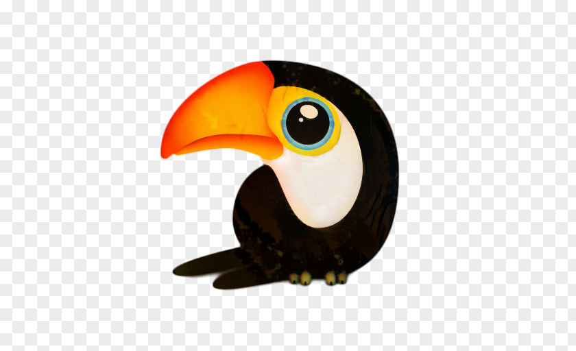 Toucan Beak Hornbill Orange S.A. PNG