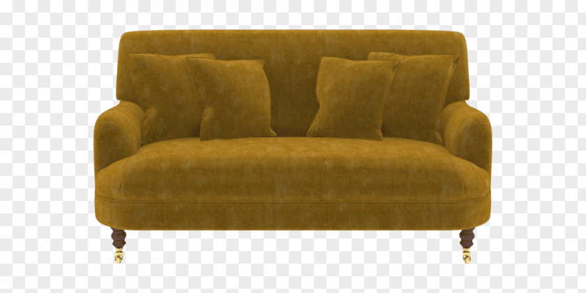 Yellow Sofa Loveseat Bed Couch Chair PNG