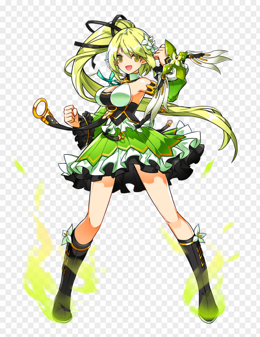 Clenched Elsword Character Drawing Fan Art PNG