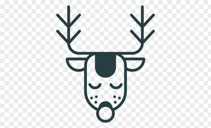 Deer Vector Reindeer Red Clip Art PNG