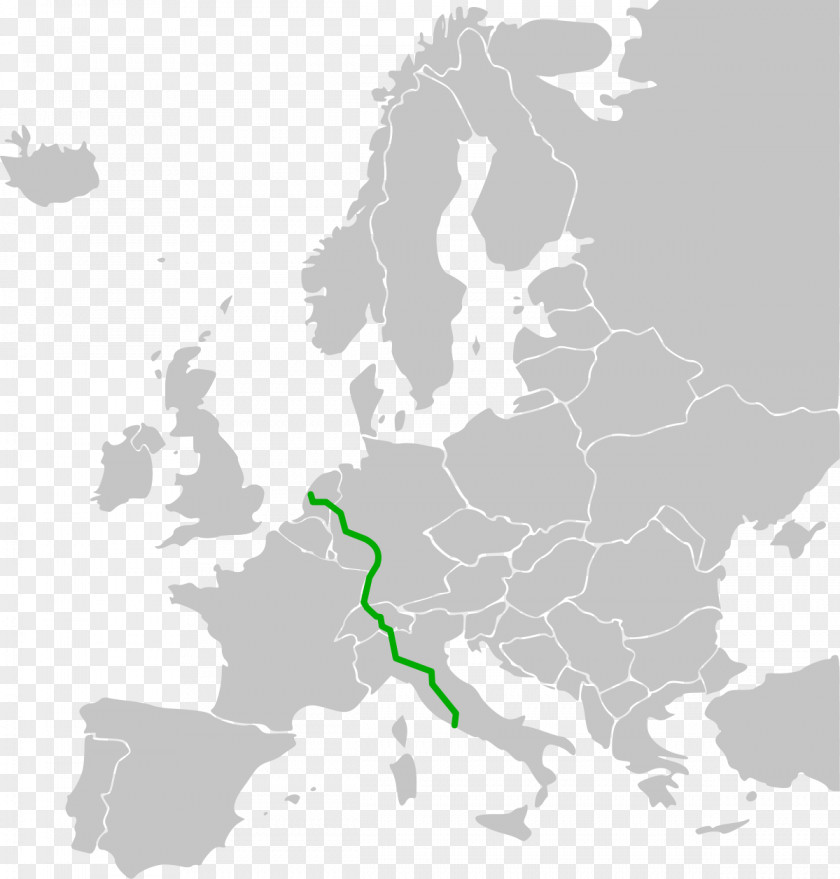 Map European Route E40 International E-road Network E35 E77 E25 PNG