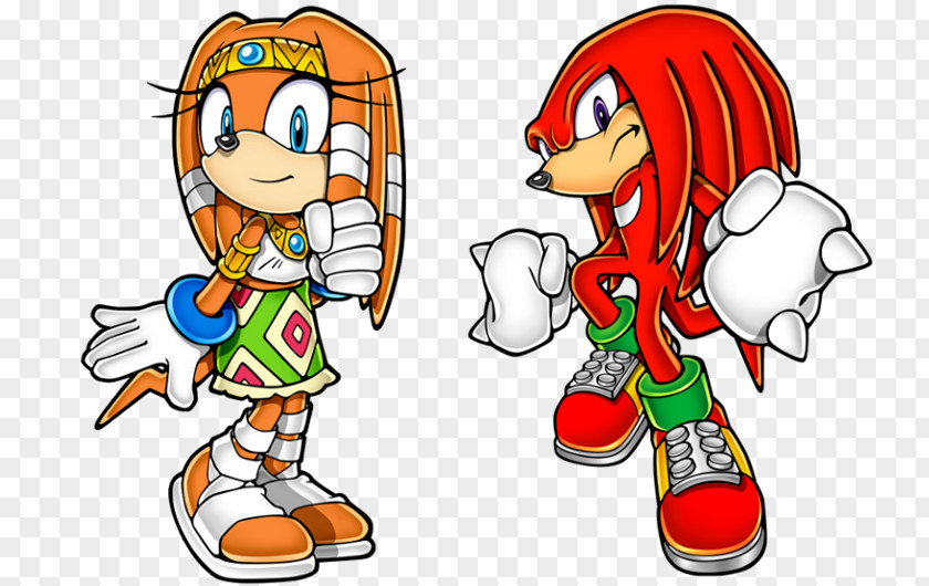 Sonic The Hedgehog Knuckles Echidna Tikal Tails Amy Rose Rouge Bat PNG