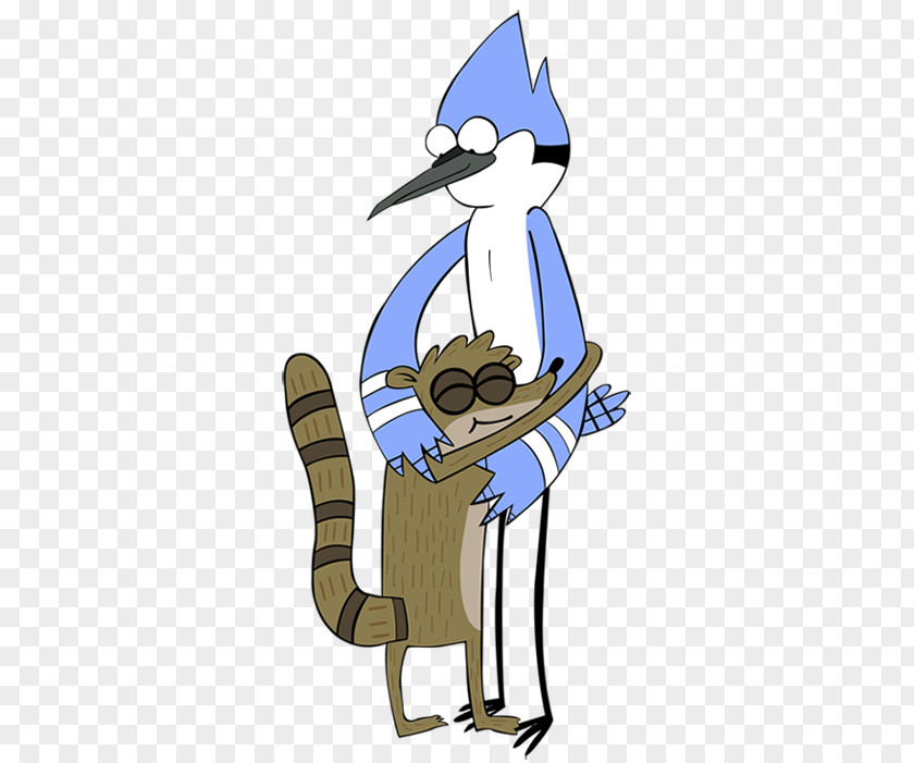 Cat Mordecai Rigby Hug Temp Check PNG