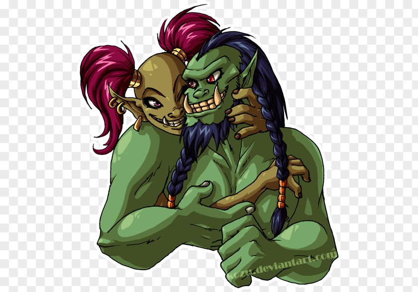 World Of Warcraft Half-orc Demon Drawing PNG