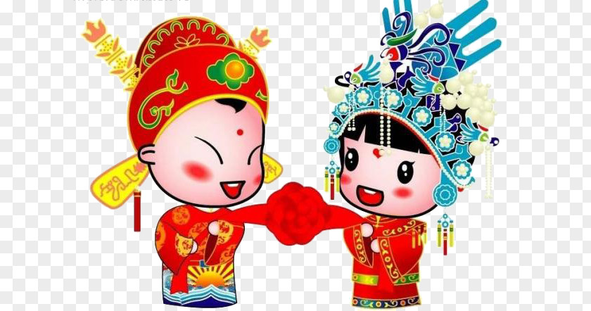 Bride And Groom China Chinese Marriage Wedding Clip Art PNG