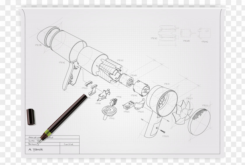 Design Technical Drawing Industrial Sketch PNG