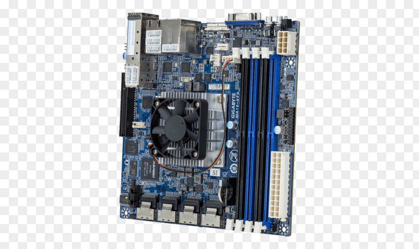 Intel Atom Mini-ITX Motherboard System On A Chip PNG