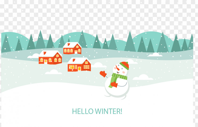 With Winter Greeting Snow Download PNG