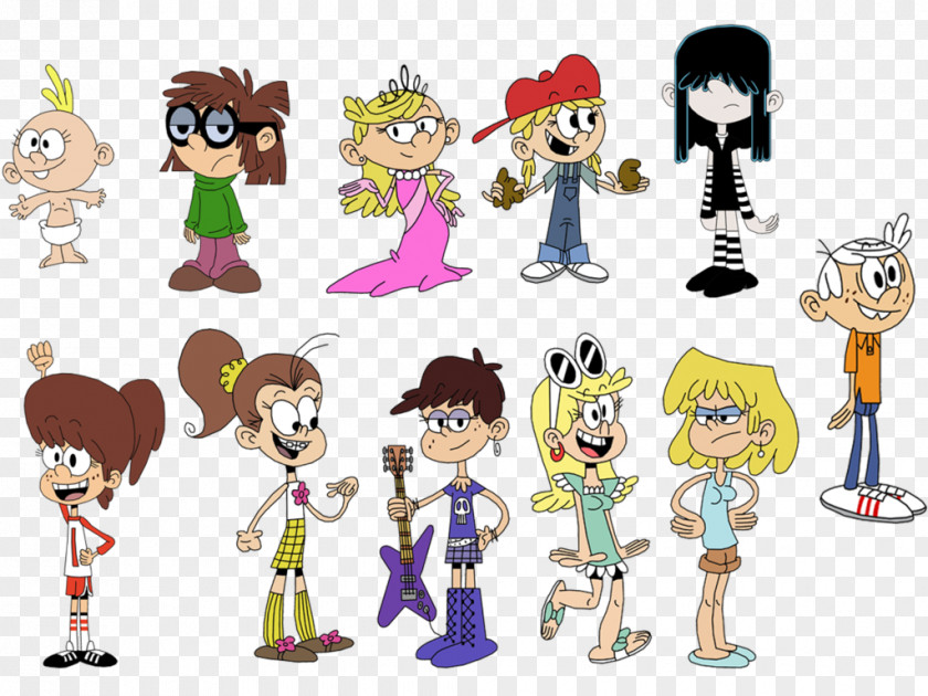 Animation Lincoln Loud Lola Drawing Character PNG