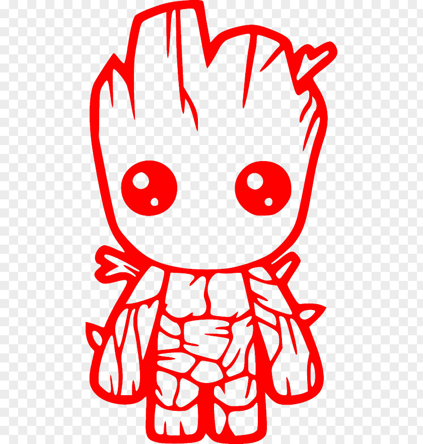 Funny Car Stickers Baby Groot Decal Bumper Sticker PNG