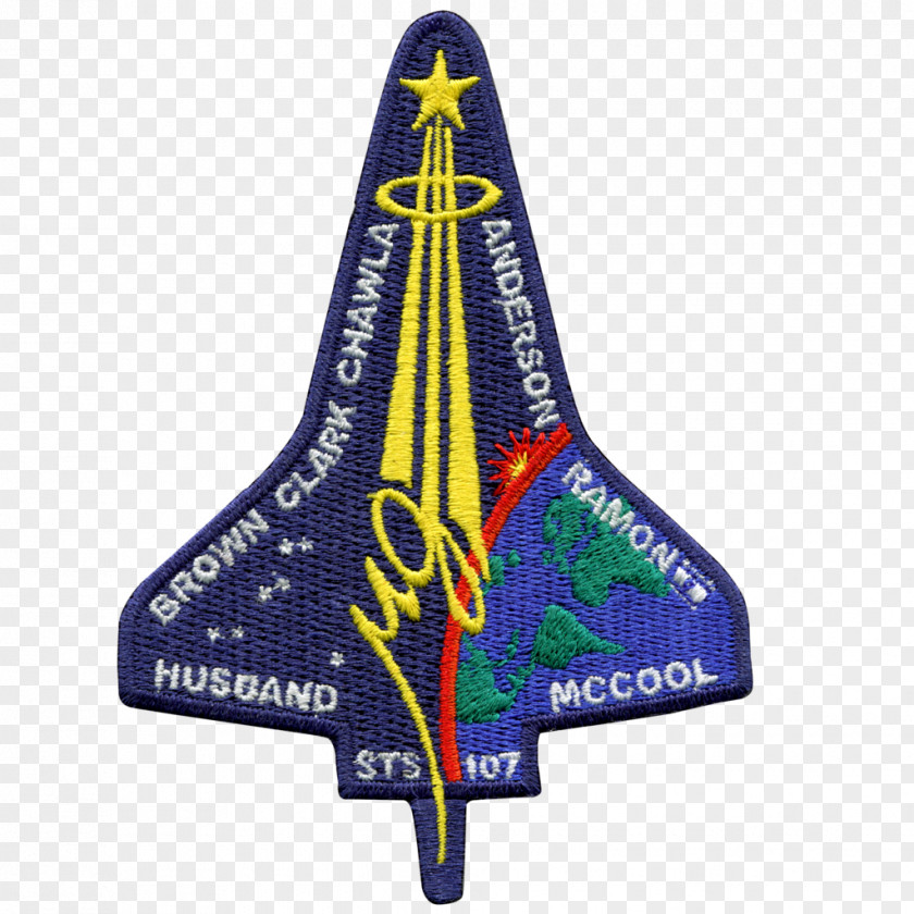Nasa STS-107 Space Shuttle Columbia Disaster Program STS-51-L Mirror Memorial PNG