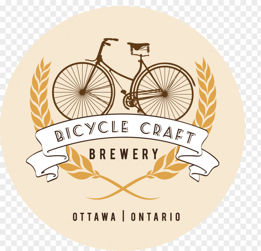 Omb Brewery Logo Bicycle Craft Graphic Design PNG