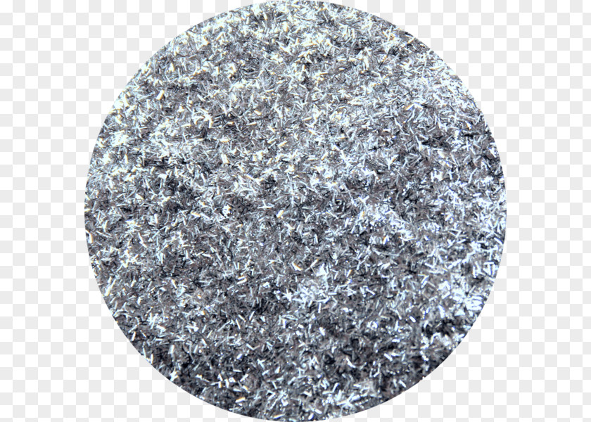 Silver Glitter Pebble Color Gravel PNG