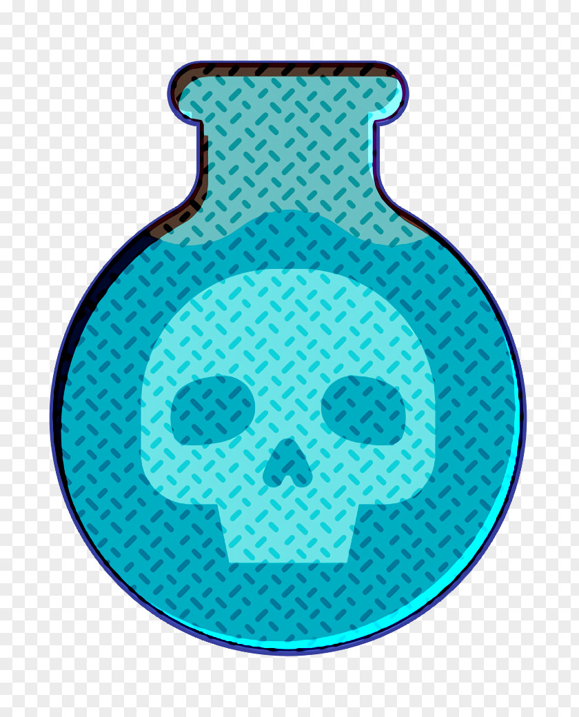 Bone Teal Arcanum Icon Halloween Poison PNG