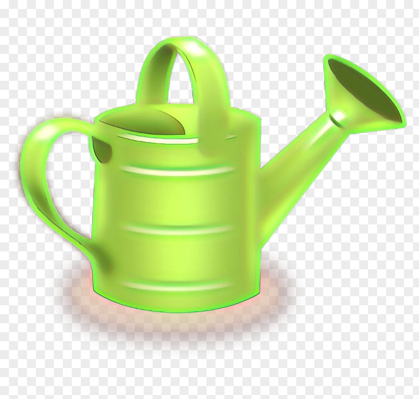Green Watering Can Kettle Teapot Cup PNG