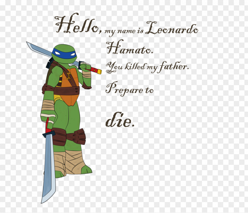 Hello My Name Is Leonardo Hamato Yoshi Teenage Mutant Ninja Turtles Art Character PNG