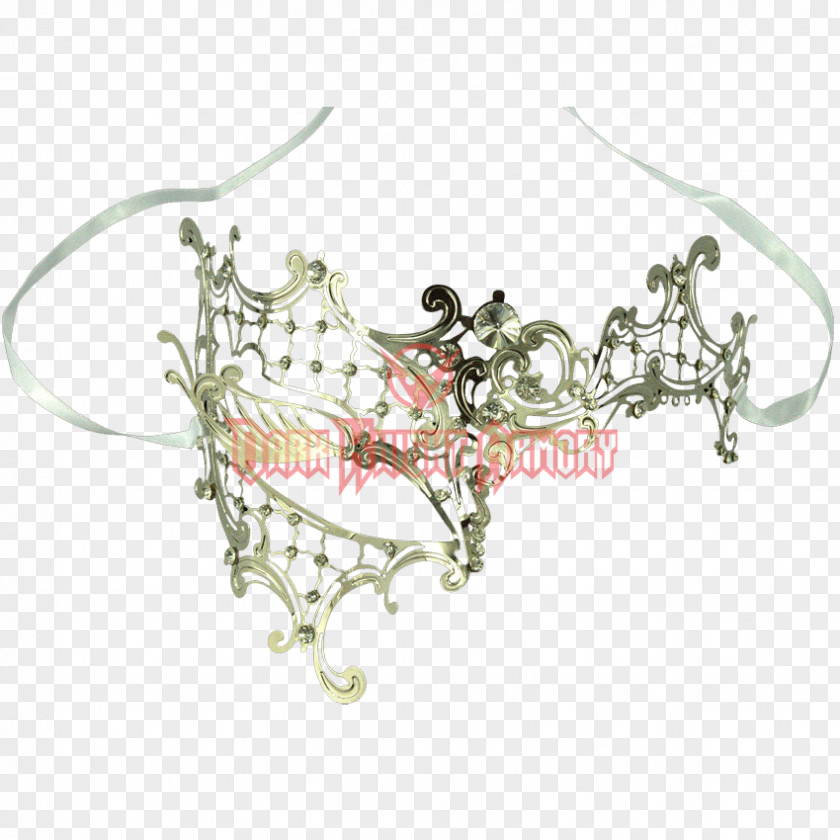 Metal Filigree Silver Collections Masquerade Laser Cut Mask (10 Styles) (K2007) Ball PNG