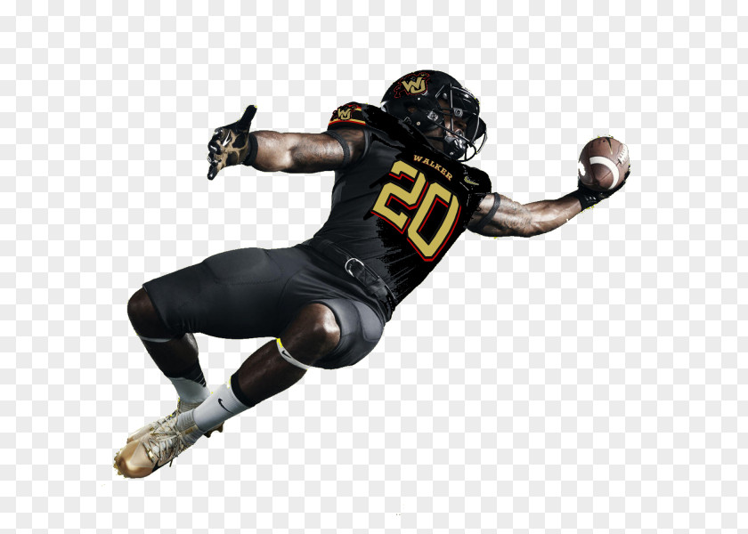 Nike Football Player Template American PNG