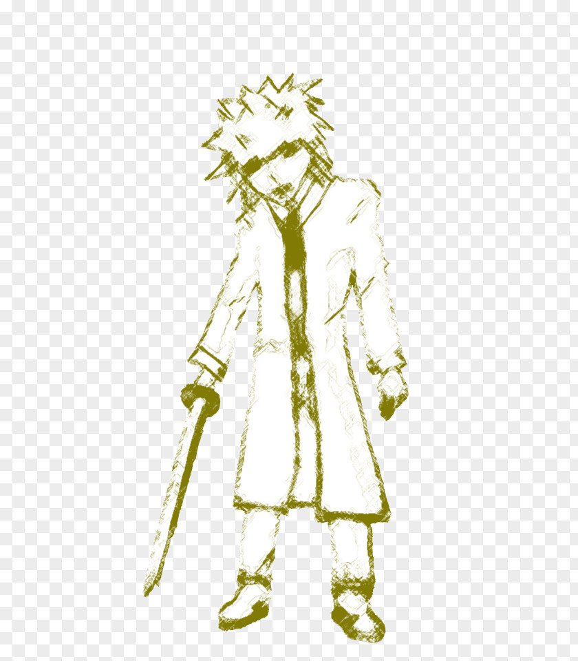 Tree Line Art Character Clothing PNG