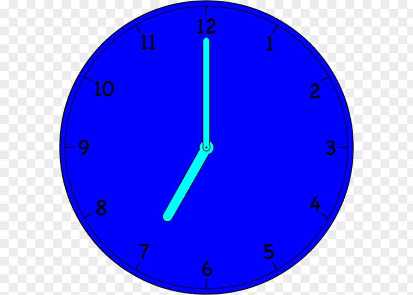 Use Electric Blue Clock Cobalt Circle Point PNG