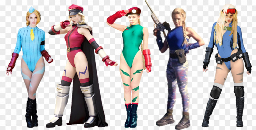 Cammy Street Fighter Cosplay Character PNG