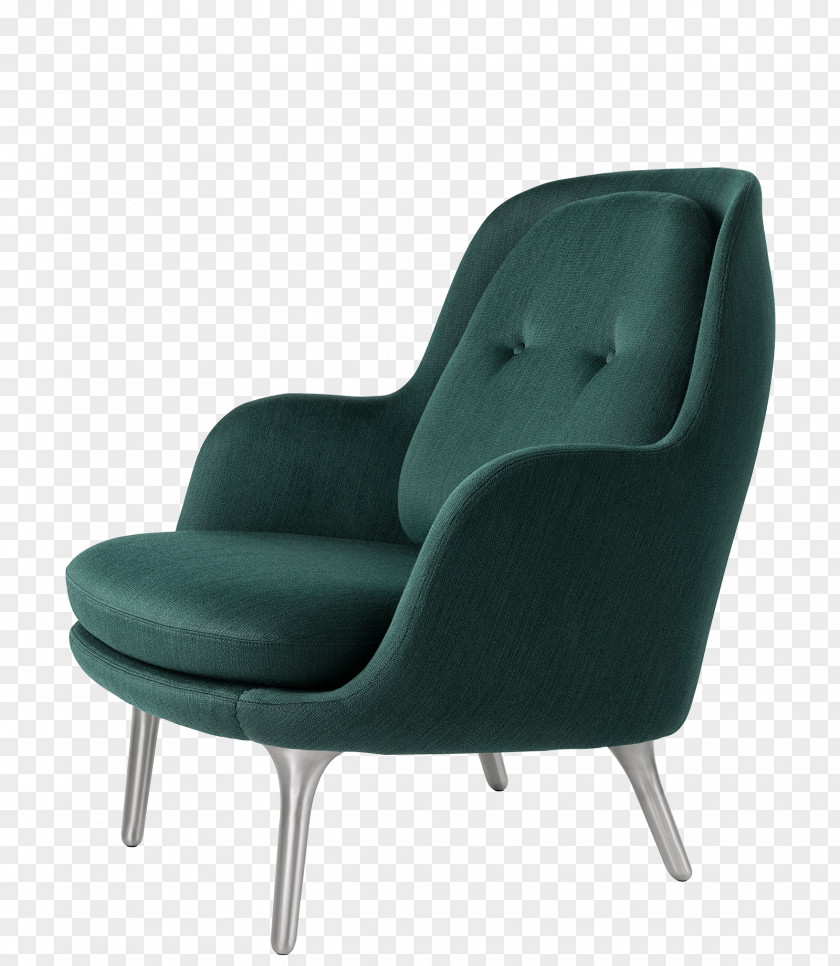 Dark Green Eames Lounge Chair Fritz Hansen Wing Cushion PNG