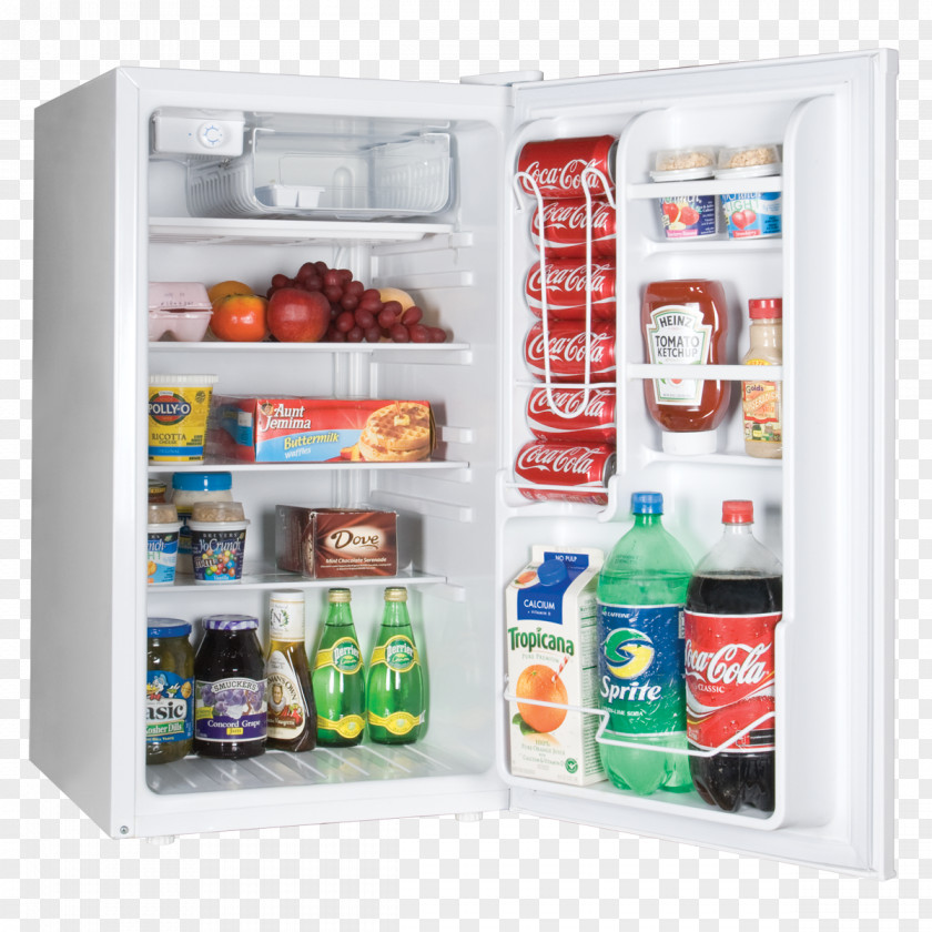 Refrigerator Minibar Freezers Home Appliance Cubic Foot PNG