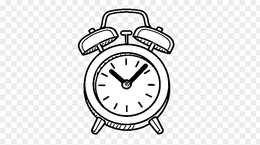 Clock Alarm Clocks Drawing Coloring Book Watch PNG