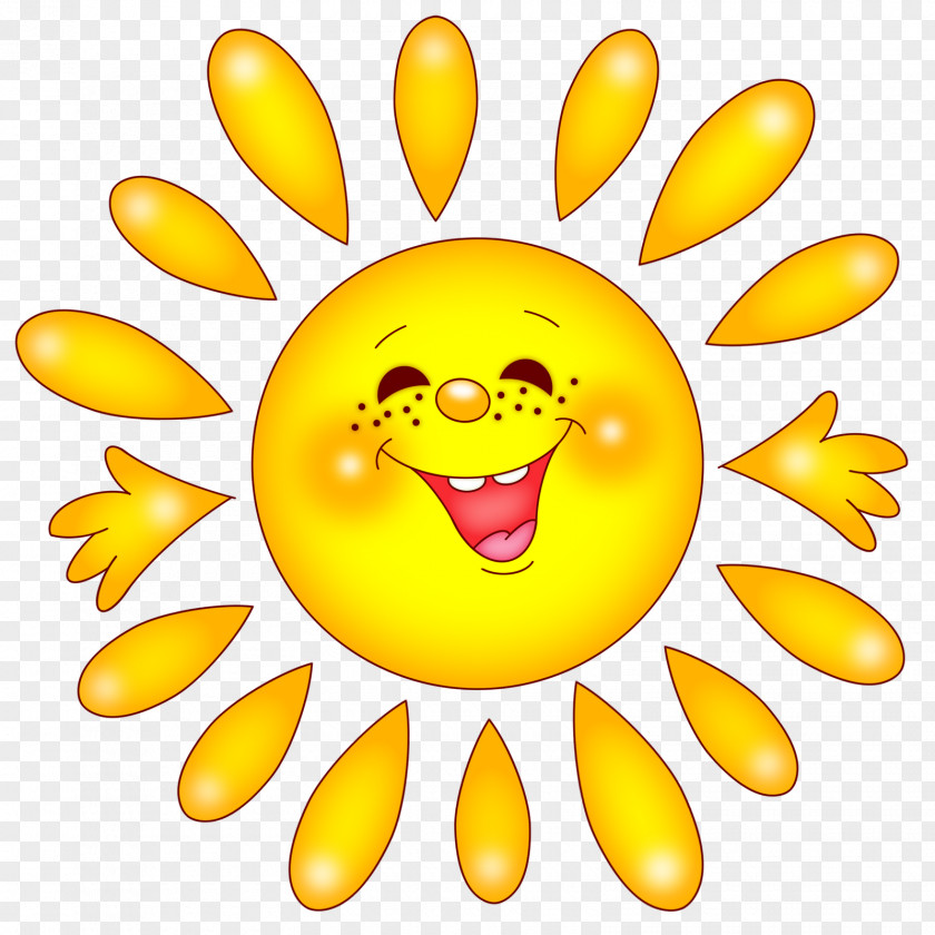 Sun Smiley Emoticon Emoji Clip Art PNG