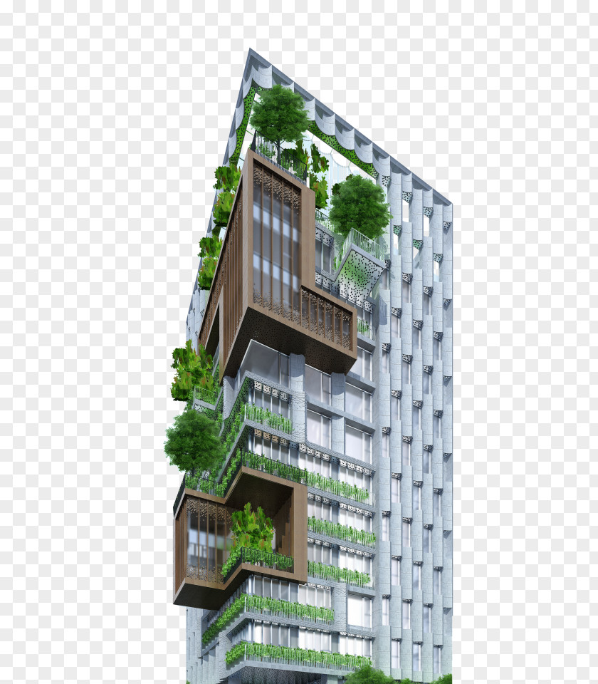 Tang Hua Urban Design Property Facade Mixed-use Condominium PNG