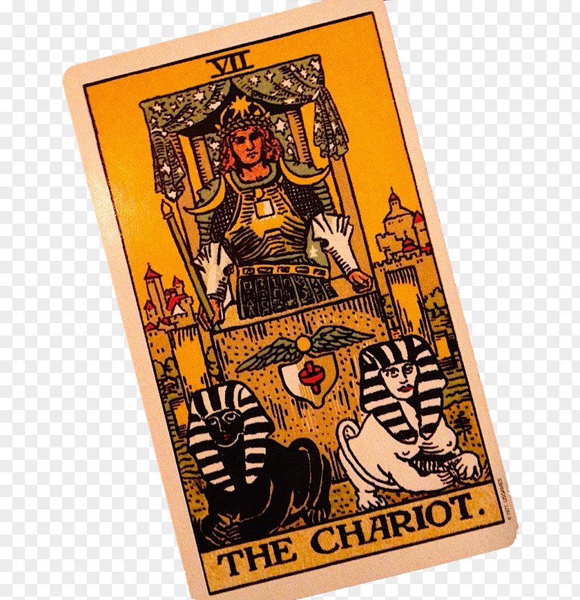 Tarot Cards The Chariot Numerology Playing Card PNG