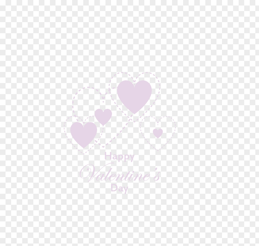 Valentines Day Card Advertising Design Vector Material Heart Pattern PNG