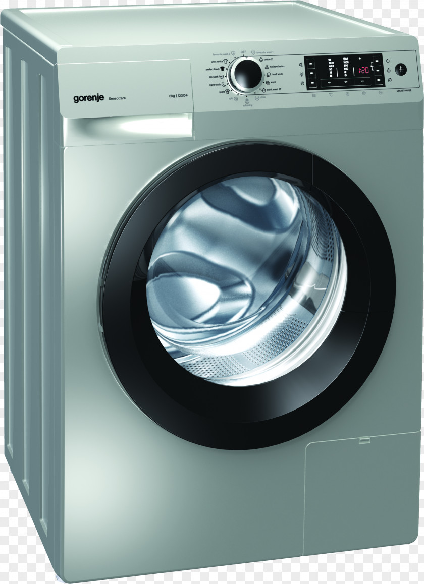 Washing Machine Refrigerator Home Appliance Clothes Dryer Gorenje PNG