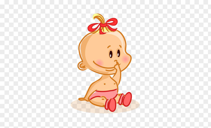 Baby Sitting On The Ground Infant Child Illustration PNG