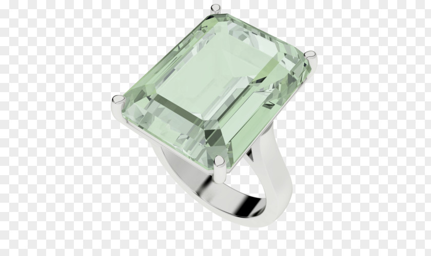Emerald Gem Ring Cut Smoky Quartz Amethyst PNG