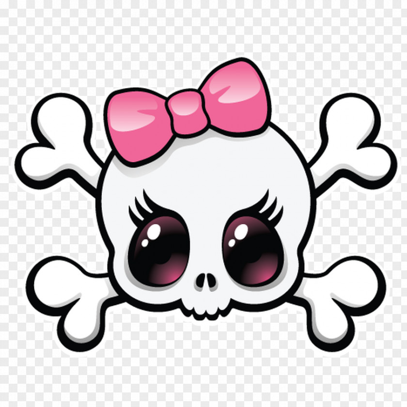 Human Skull Symbolism Girly Girl PNG skull symbolism girl , clipart PNG