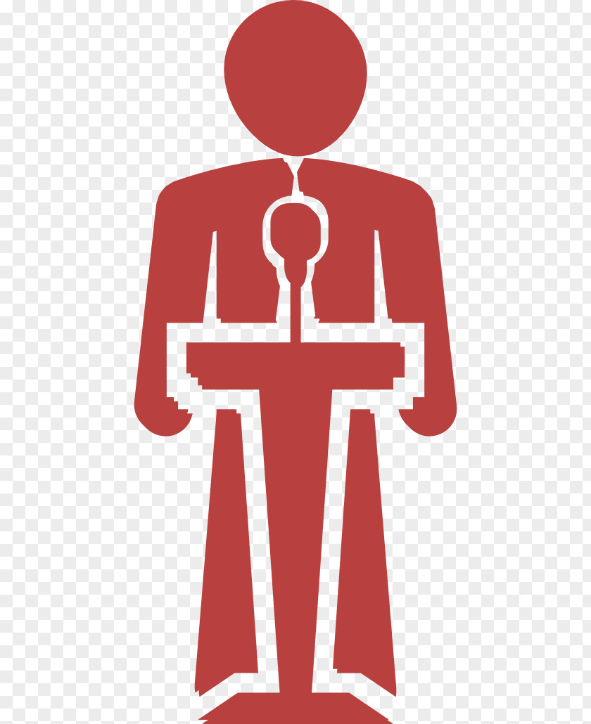 Human Speaking On A Stand Icon People Speaker PNG