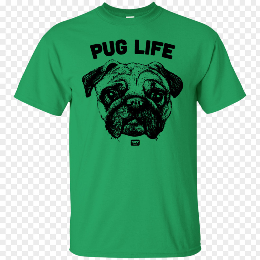 T-shirt Pug Top Casual PNG