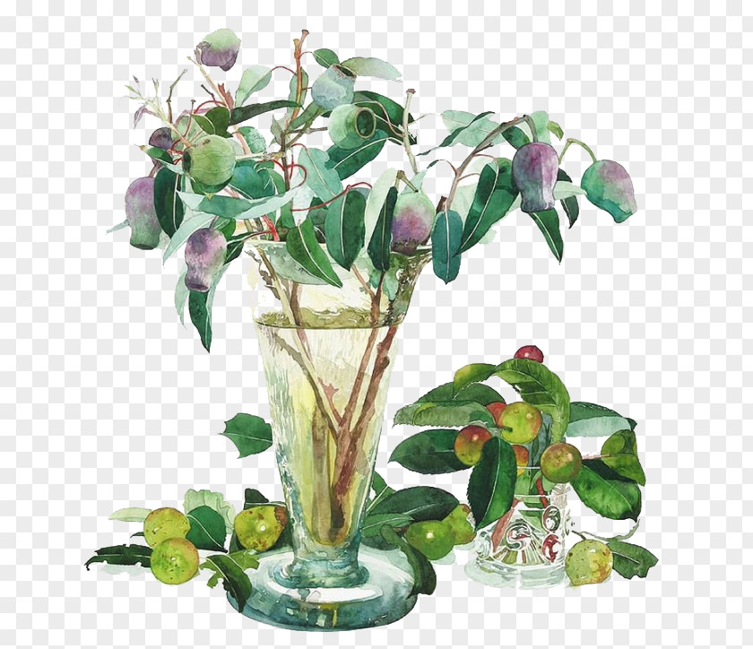 Watercolor Plants Visual Arts Painting Painter PNG