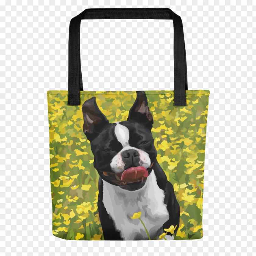 Boston Terrier Tote Bag Messenger Bags Dog Breed PNG