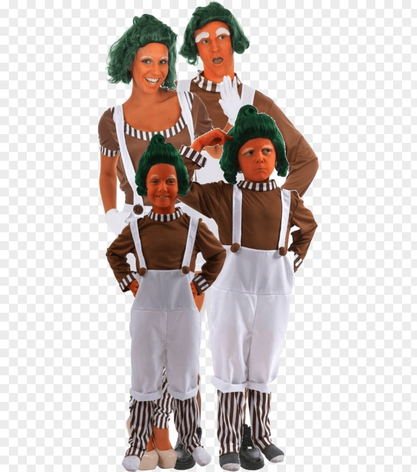 Oompa Loompa Costume Party Willy Wonka & The Chocolate Factory PNG