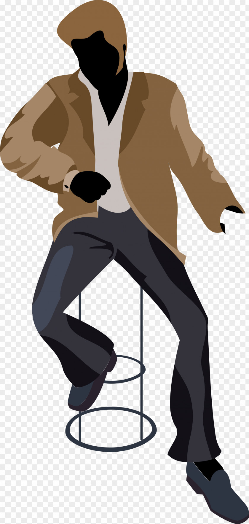 Coffee Simple Man Clip Art PNG