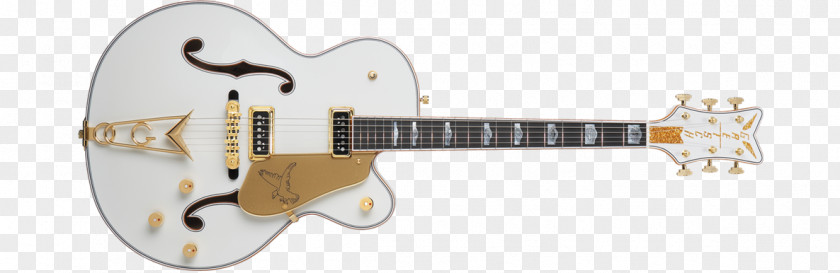 Electric Guitar Gretsch White Falcon Bigsby Vibrato Tailpiece PNG