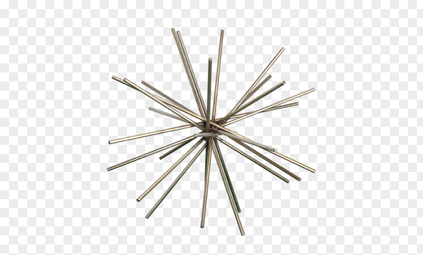 Gold Worlds Away LLC Sea Urchin Iron Silver PNG